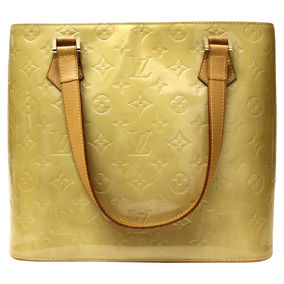 Louis Vuitton Houston en Cuir verni en Jaune