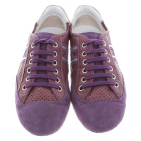 Tod's Sneakers aus Leder in Violett