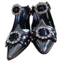 Dolce & Gabbana Slippers/Ballerina's in Zilverachtig