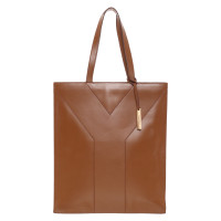 Yves Saint Laurent Tote bag Leather in Ochre