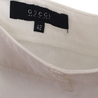 Gucci White midi skirt