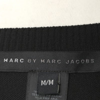 Marc By Marc Jacobs Zwarte jurk met plooien detail