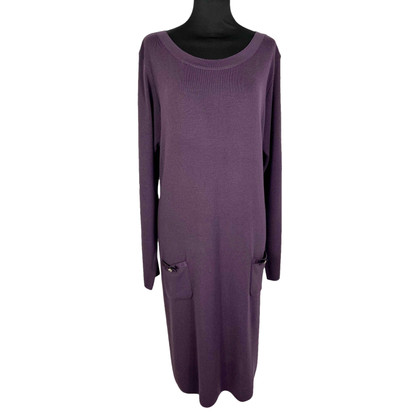Elena Mirò Kleid aus Wolle in Violett