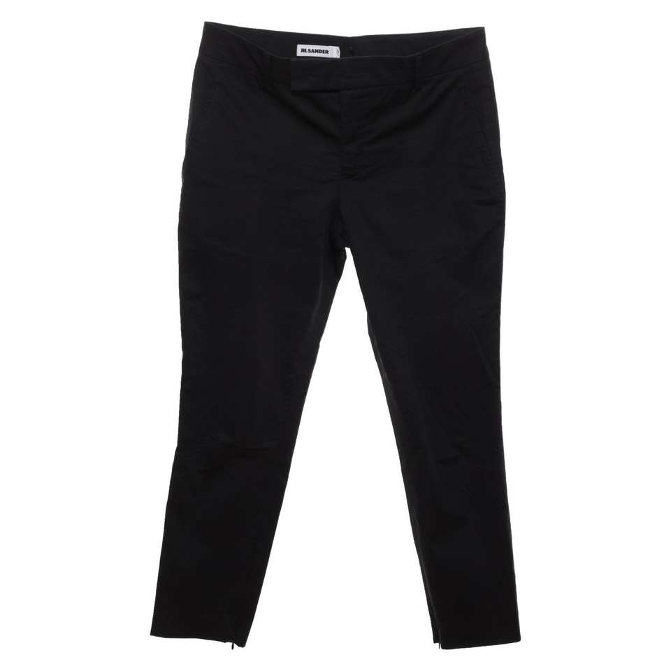 Jil Sander Trousers Cotton in Black