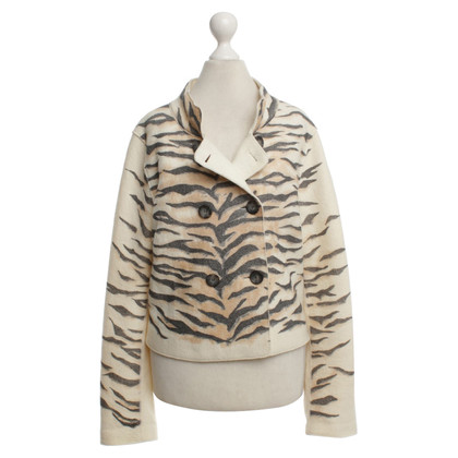 Marc Cain JACKET WITH ANIMAL PRINT