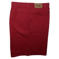D&G Skirt Cotton in Red