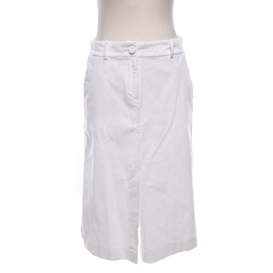 Stefanel Skirt Cotton in White