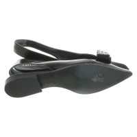 Mulberry Slippers/Ballerinas Leather in Black