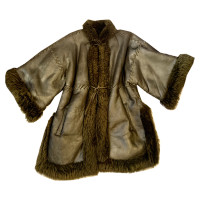 Christian Dior Jacket/Coat Fur in Green