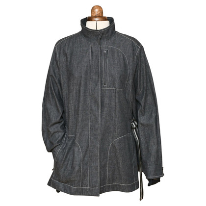 Akris Punto Jacket/Coat Cotton in Grey