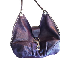Moschino Cheap And Chic Handbag Leather in Violet