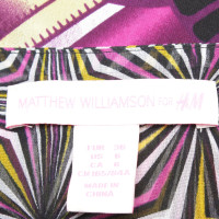 Matthew Williamson For H&M Abito in seta con motivo