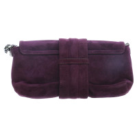 Lanvin Handtasche aus Wildleder in Violett