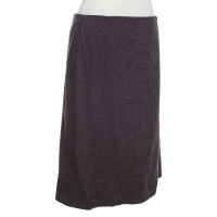 René Lezard skirt in violet / white
