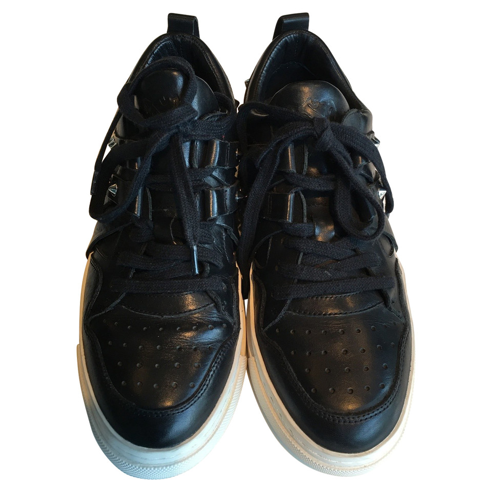 Ash Trainers Leather in Black