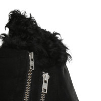 Alexander McQueen Lambskin jacket in black