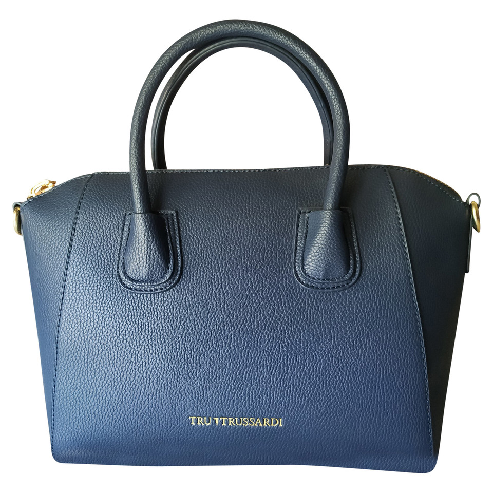Trussardi Tote bag Leather in Blue