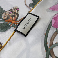 Gucci Scarf/Shawl Silk in White