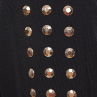 Michael Kors Shirt met lange mouwen en strass steentjes