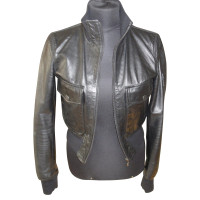 Belstaff Bomber leather jacket in black