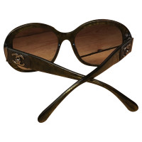 Chanel Sonnenbrille in Oliv
