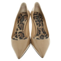 Dolce & Gabbana Pumps/Peeptoes Patent leather in Beige