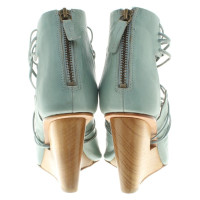 Finsk Wedges in turquoise