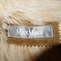 Max Mara Long manteau en peau de chèvre