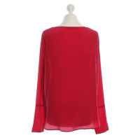 Drykorn Blusa in seta in rosso