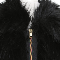 L'autre Chose Jacket with faux fur