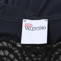 Red Valentino Jurk in donkerblauw / zwart