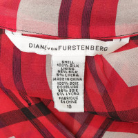 Diane Von Furstenberg Slappe zijden blouse