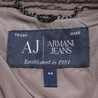 Armani Jeans Quilted jacket with faux fur trim