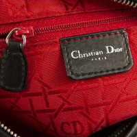 Christian Dior Lady Dior Medium aus Leder in Schwarz