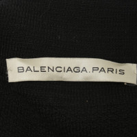 Balenciaga Wollen jurk in donkergrijs / zwart