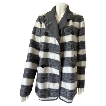 Marc By Marc Jacobs Jacke/Mantel aus Wolle in Grau