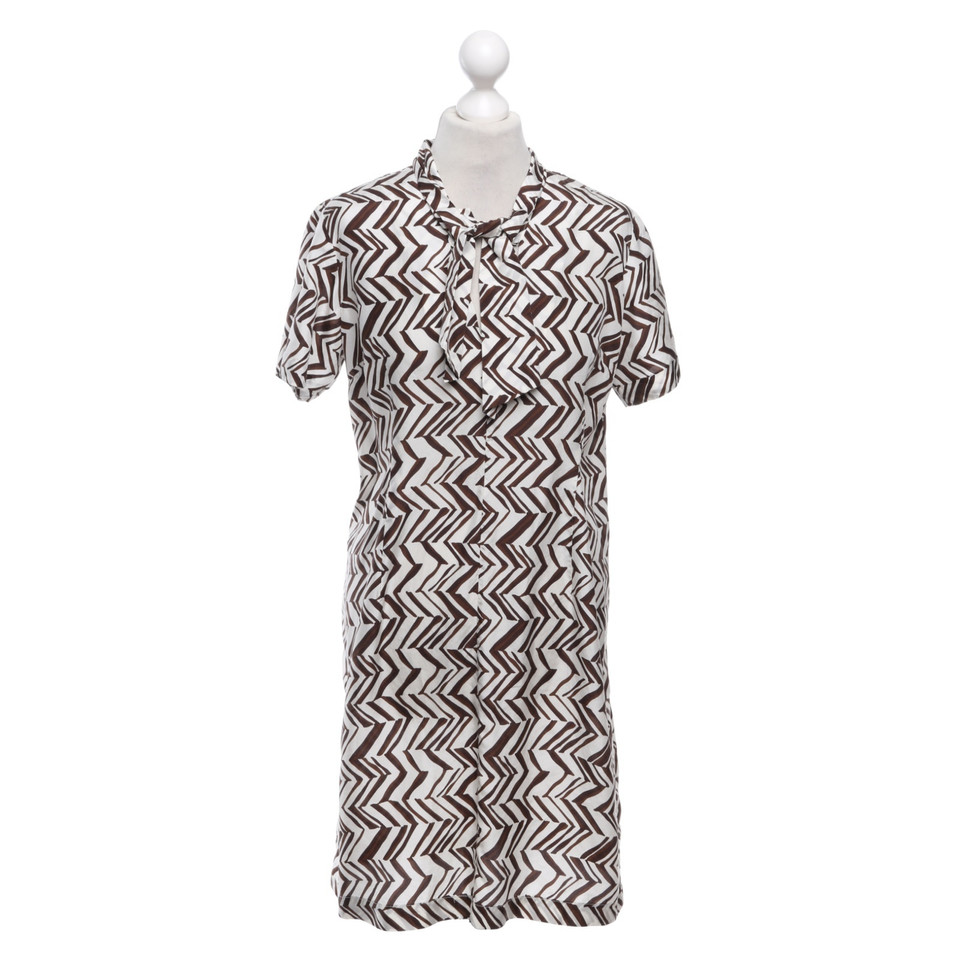 Marni For H&M zijden jurk met patroon