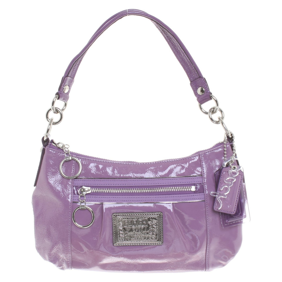 Coach Violet purse made of patent leather