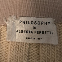 Philosophy Di Alberta Ferretti Strickrock in Beige