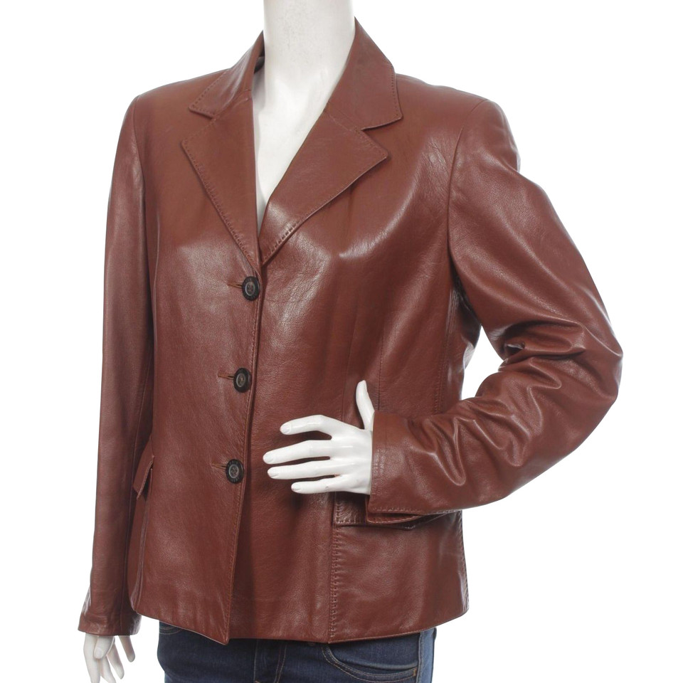 Iris Von Arnim Blazer jacket made of leather