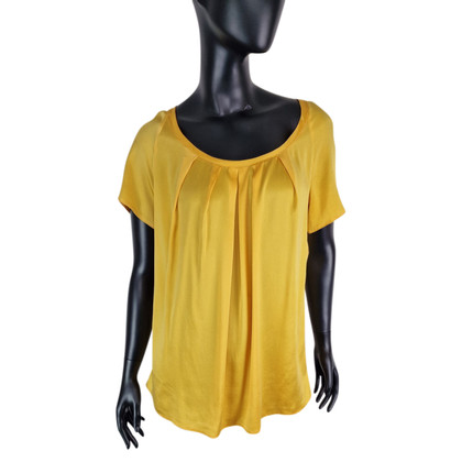 Barbara Schwarzer Top Silk in Yellow