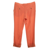 Chloé Silk trousers in orange