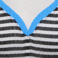 Issey Miyake Top with horizontal stripes