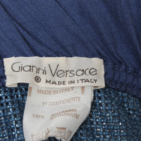 Gianni Versace Wrap-around top in Tricolor