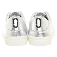 Marc Jacobs Trainers Leather in Silvery