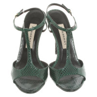Burberry Sandals Leather in Green
