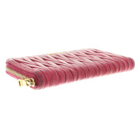 Miu Miu Leather wallet in fuchsia