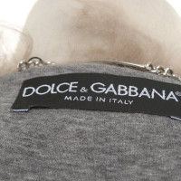 Dolce & Gabbana Knitted coat in grey