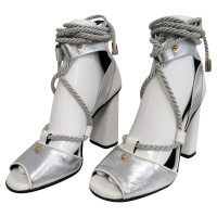 Vionnet Sandals Leather in Silvery