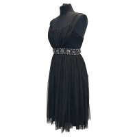 Needle & Thread Kleid aus Baumwolle in Schwarz